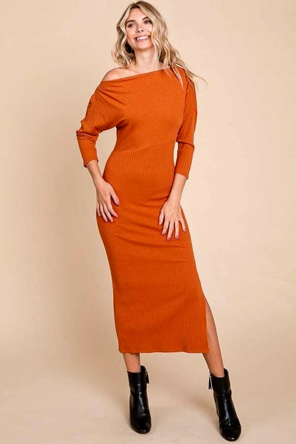 Orange rusty dress