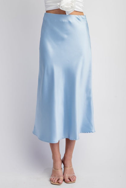 Baby Blue Silk skirt